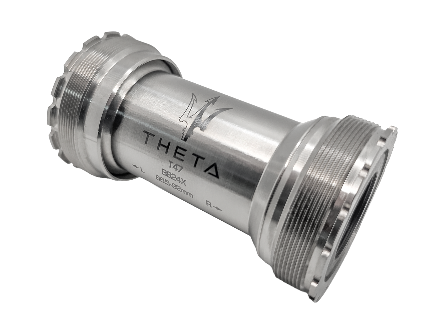 THETA TITAN  //  T47 Bottom Bracket, CNC Titanium Alloy